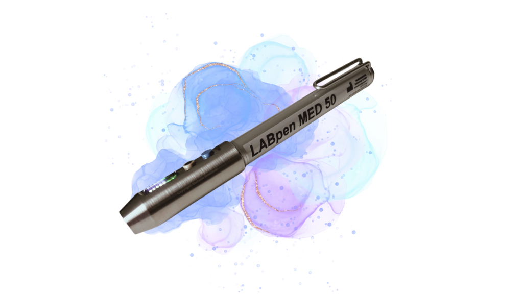 Softlaser LAB Pen Med 50 zum Leihen bei wunden Brustwarzen