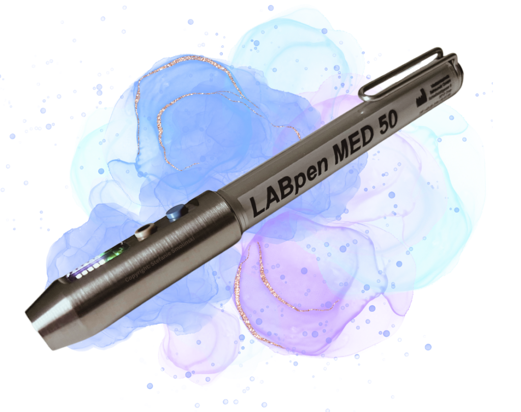 Softlaser LAB Pen Med 50 zum Leihen bei wunden Brustwarzen